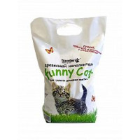 НАПОЛНИТЕЛЬ ДРЕВЕСНЫЙ "FUNNY CAT" 4 Л ДЛЯ ТУАЛЕТОВ ДОМАШНИХ ЖИВОТНЫХ