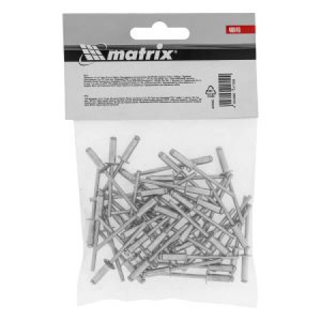 Заклепки, 4,0 х 12 мм, 50 шт. Matrix Заклепки, 4,0 х 12 мм, 50 шт. Matrix