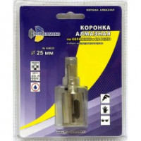 Коронка алмазная по керамике и кафелю с центрирующим сверлом 25мм