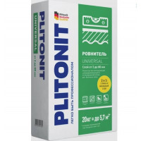 Ровнитель для пола быстротвердеющий Плитонит / Plitonit Universal, 20 кг