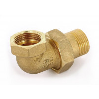 Американка угловая с прокладкой 3/4"г x 3/4"ш ВН латунь