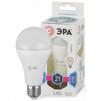 Лампа светодиодная груша ЭРА LED A65-21W-840-E27 белый свет