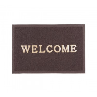 Коврик SPONGE "WELCOME" 40х60см (коричневый)
