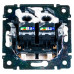 Розетка 2-местная internet RJ45  Legrand, Valena белая 774231