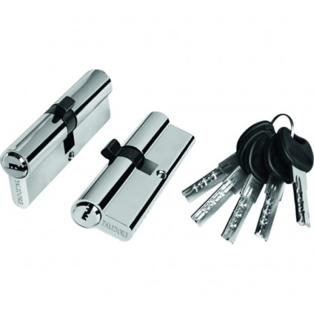 Цилиндр 90PC 45/45 ключ/ключ, хром блестящий PALIDORE Цилиндр 90PC 45/45 ключ/ключ, хром блестящий PALIDORE