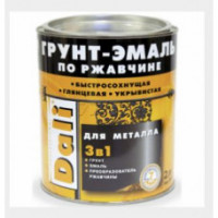 Грунт-эмаль по ржавчине Зеленая 0,75л "DALI" (Рогнеда) RAL 6029