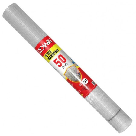 Малярная сетка Izoway 2х2мм, 1х50м Малярная сетка Izoway 2х2мм, 1х50м