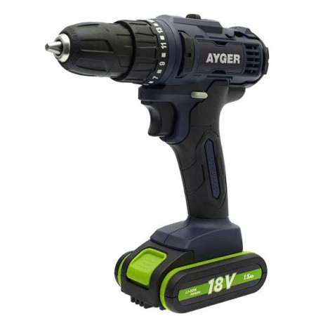 Шуруповерт аккумуляторный 1.5 Ач, 42 Нм AYGER AP18C