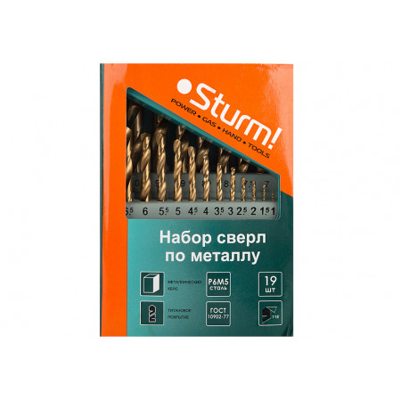 Набор сверл Sturm! 1055-03-SS3 Набор сверл Sturm! 1055-03-SS3