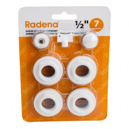 Набор для подключения RADENA 1/2 7 предм. (перех.1*1/2 лев,кр.Маевск)