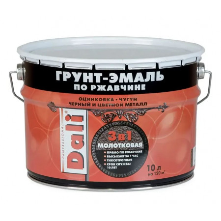 Dali молотковая серая 10л
