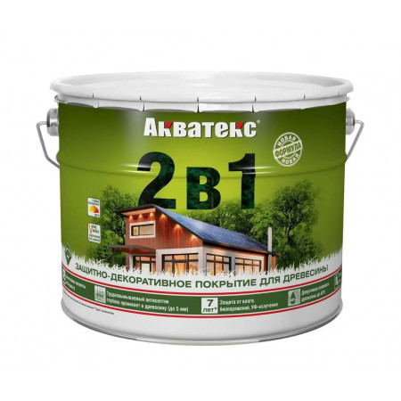 Акватекс 2 в 1 ваниль 9л