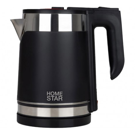 Чайник Homestar HS-1038 1.8 л черный, двойной корпус Чайник Homestar HS-1038 1.8 л черный, двойной корпус