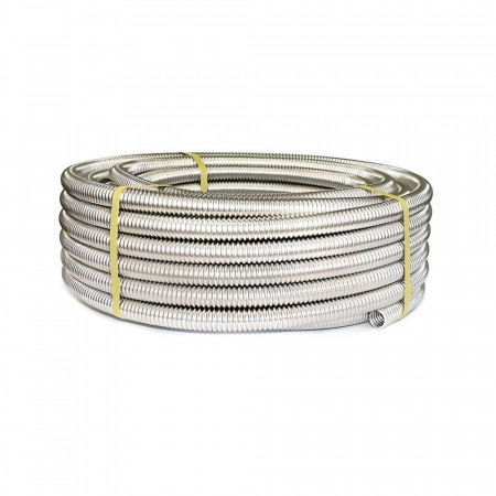 Гофрированная труба из нержавеющей стали SS304 25А , отожженная (30м) Гофрированная труба из нержавеющей стали SS304 25А , отожженная (30м)