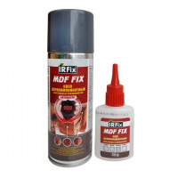 Двухкомпонентный цианакрилатный клей IRFIX MDF FIX 200 мл + 50 гр