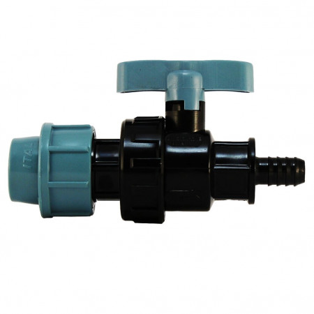 Кран шаровый ПНД Ф 25 х 3/4" штуцер Кран шаровый ПНД Ф 25 х 3/4" штуцер