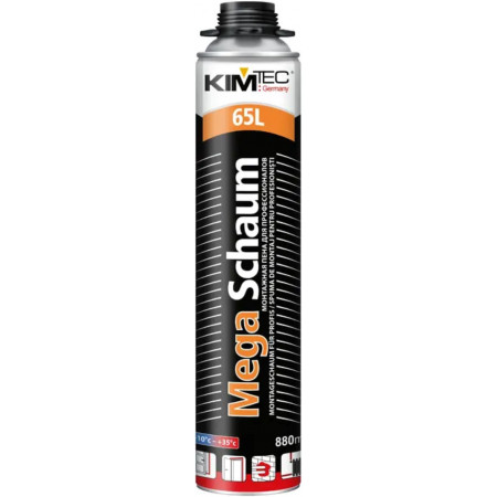Kim Tec Mega Schaum 65L монтаж. пена для проф. пистолетная всесезонная Kim Tec Mega Schaum 65L монтаж. пена для проф. пистолетная всесезонная