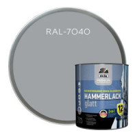 Эмаль на ржавчину Dufa Premium HAMMERLACK 3-в-1 гладкая, RAL-7040 серый 750 мл