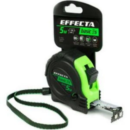 Рулетка Effecta BASIC 3S с магнитом 5м/19мм, 3 стопа 570519S Рулетка Effecta BASIC 3S с магнитом 5м/19мм, 3 стопа 570519S