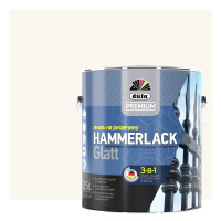 Эмаль на ржавчину Dufa Premium Hammrlack 3-в 1 гладкая RAL1015 слоновая  кость 750 мл