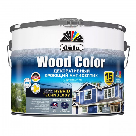 Кроющий антисептик Dufa WOOD COLOR база 3 0,81 л