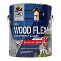 Premium ВД краска Dufa WOODFLEX высокоэластичная для деревянных фасадов база 3 0,81 л