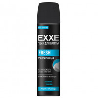 ПЕНА ДЛЯ БРИТЬЯ "FRESH" ТОНИЗИРУЮЩАЯ, ЛЕДЯНАЯ СВЕЖЕСТЬ 200 МЛ (1/6) "EXXE"
