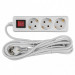 Бытовой удлинитель General Lighting Systems 3-местый, пластик 10А GES-10-3x075-3-5m-S